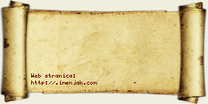 Jasmina Šijakov vizit kartica